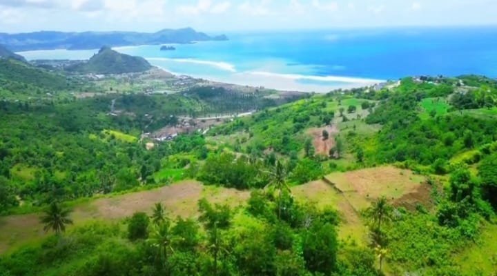 Real photo of the Torok hillside land plot
